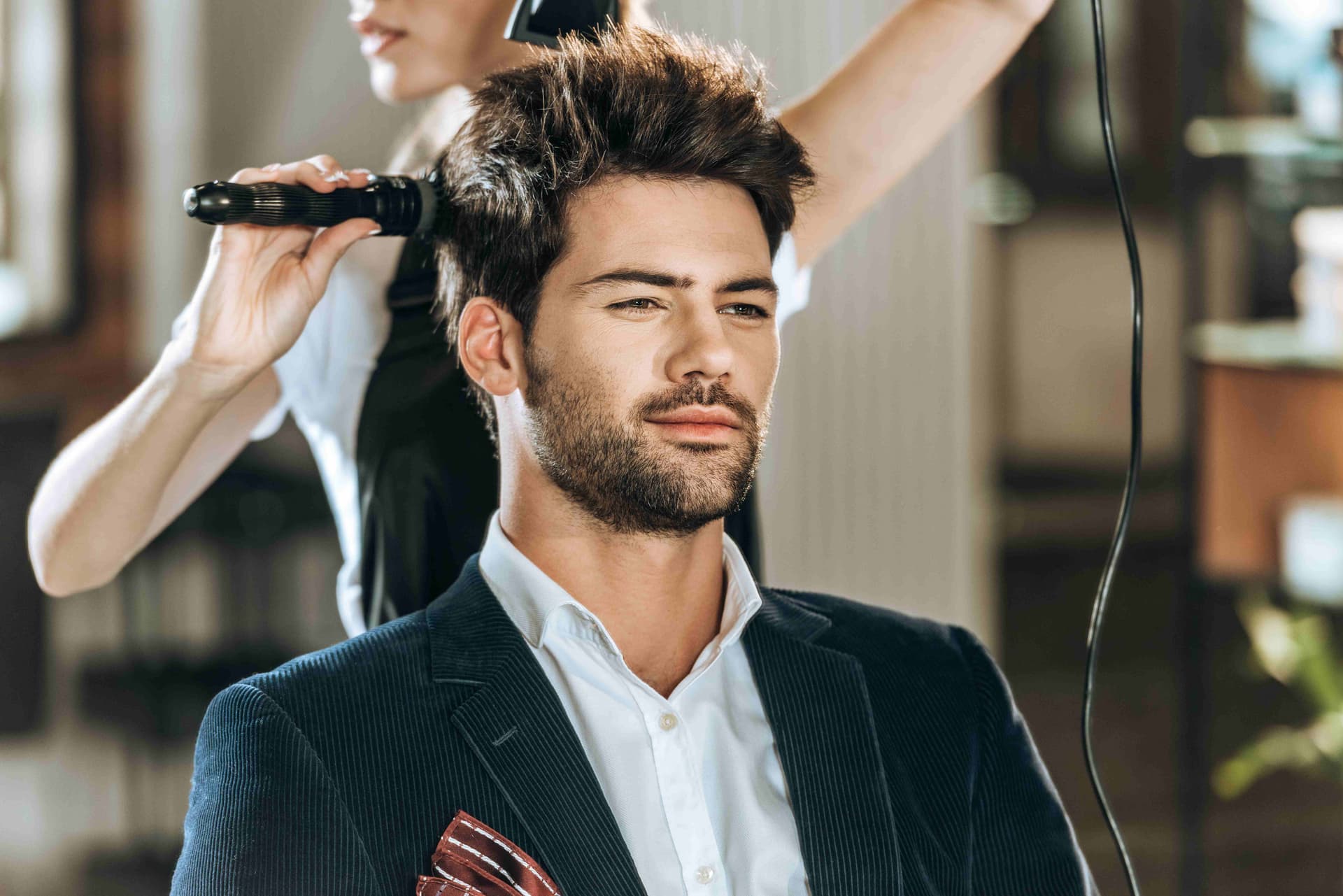 How Male Models Style Their Hair for Editorial Shoots